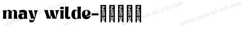 may wilde字体转换
